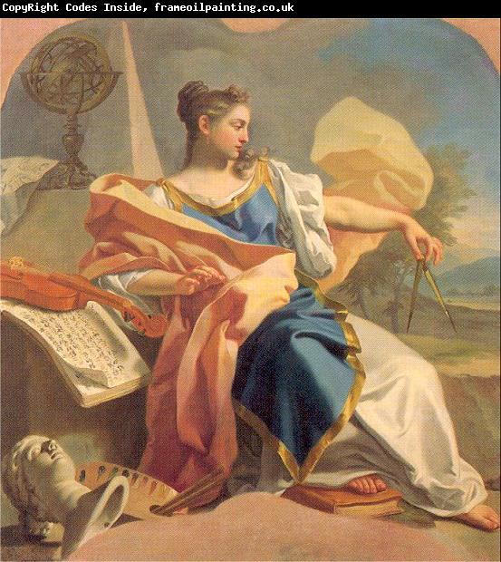 Mura, Francesco de Allegory of the Arts